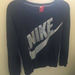 Size Small Nike Sweater with Sequin Details